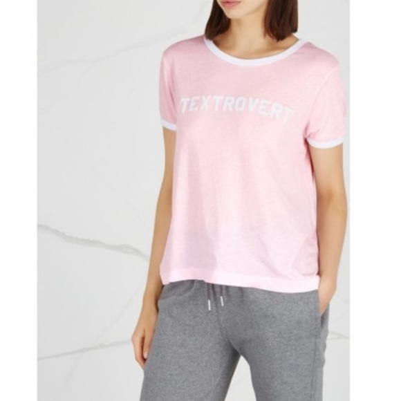 Wildfox Textrovert Johnny Ringer Tee - Picture 2 of 8